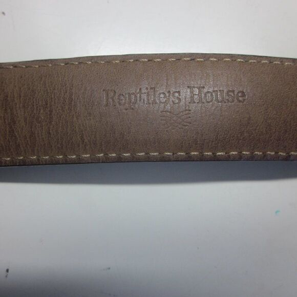 Reptiles House Black Crocodile Belt  Womens Size XS 1\